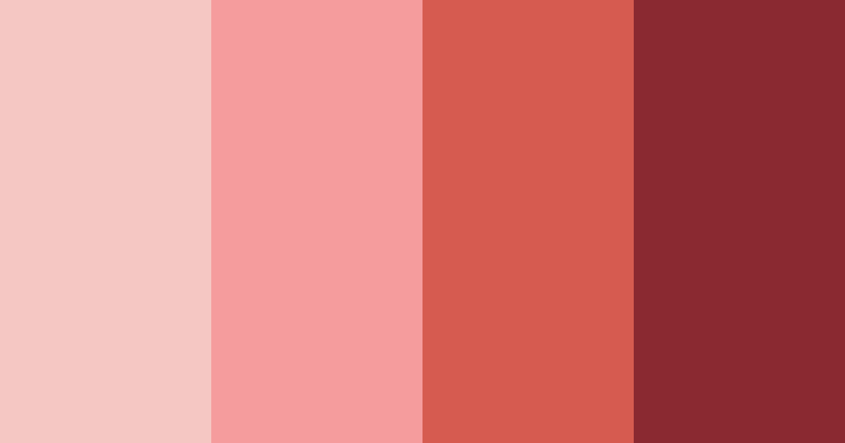 Download flamenco sunset color palette PNG image (landscape)