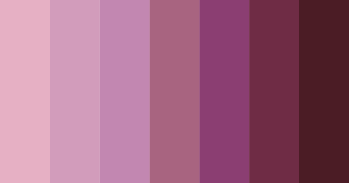 Download crimson elegance color palette PNG image (landscape)