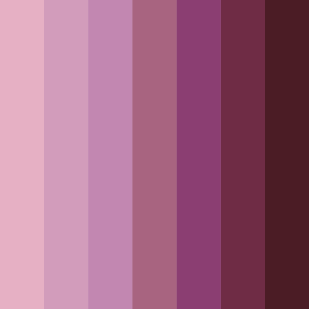 Download crimson elegance color palette PNG image (square)