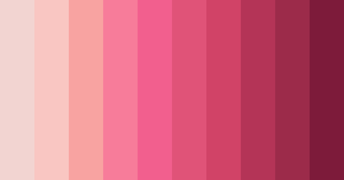 Download pink rainbow color palette PNG image (landscape)
