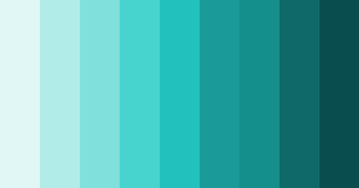 Download minty oasis color palette PNG image (landscape)