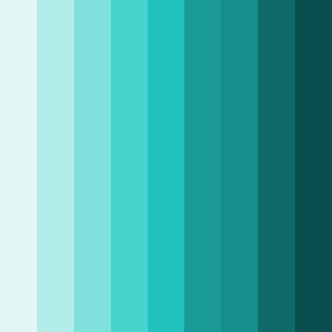 Download minty oasis color palette PNG image (square)