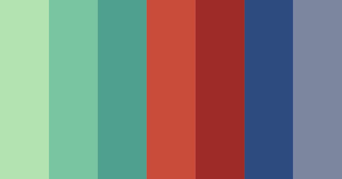 Download forest ember harmony color palette PNG image (landscape)