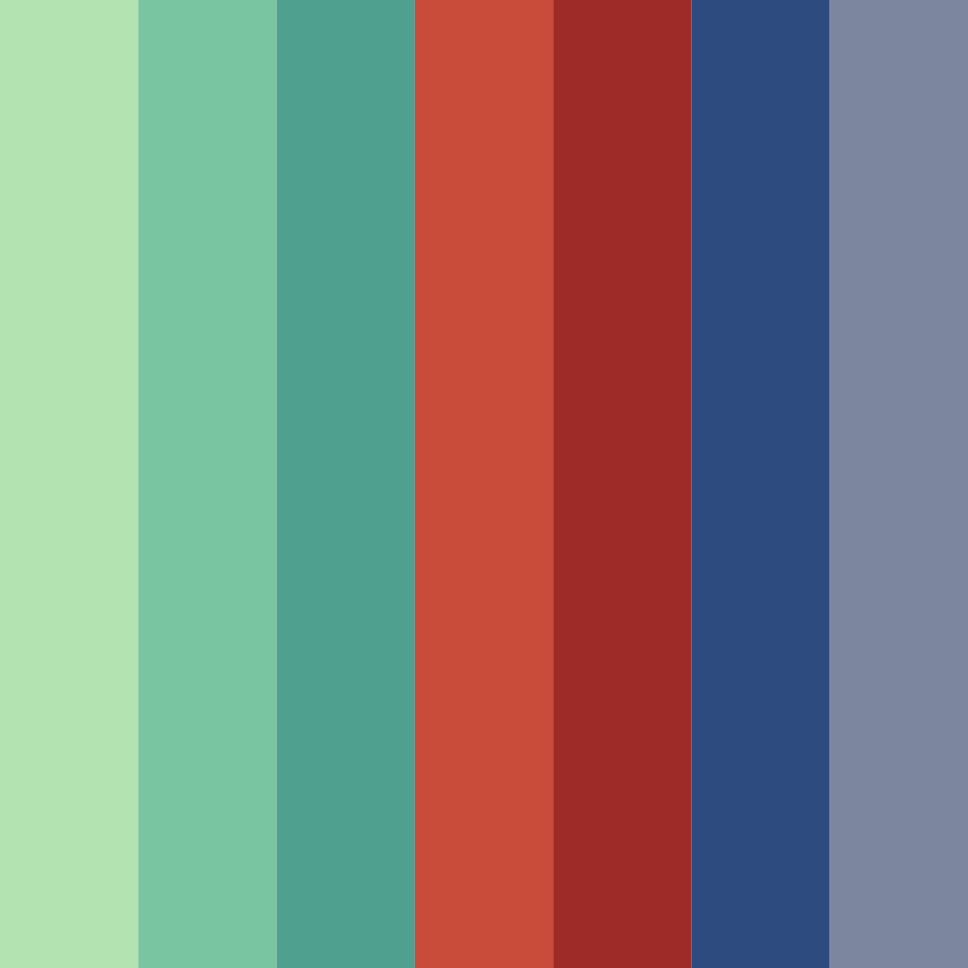 Download forest ember harmony color palette PNG image (square)