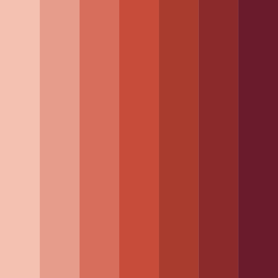Download terracotta embers color palette PNG image (square)