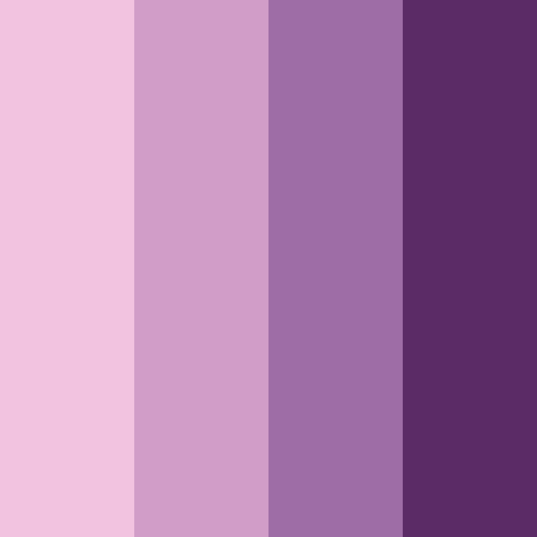 Download pink lilly color palette PNG image (square)