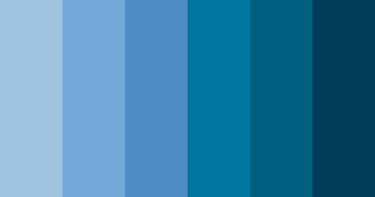 Download azure serenity color palette PNG image (landscape)