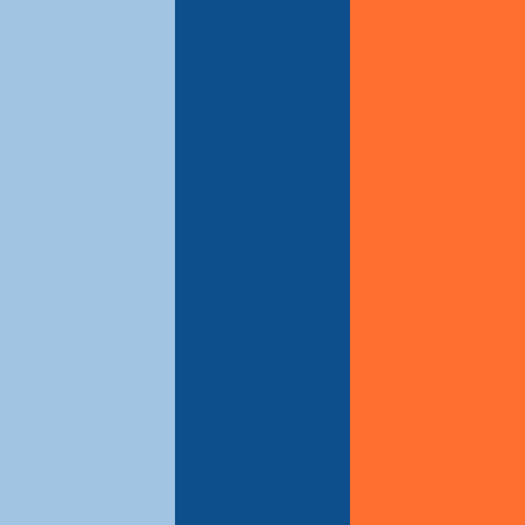 Download blue sunrise color palette PNG image (square)