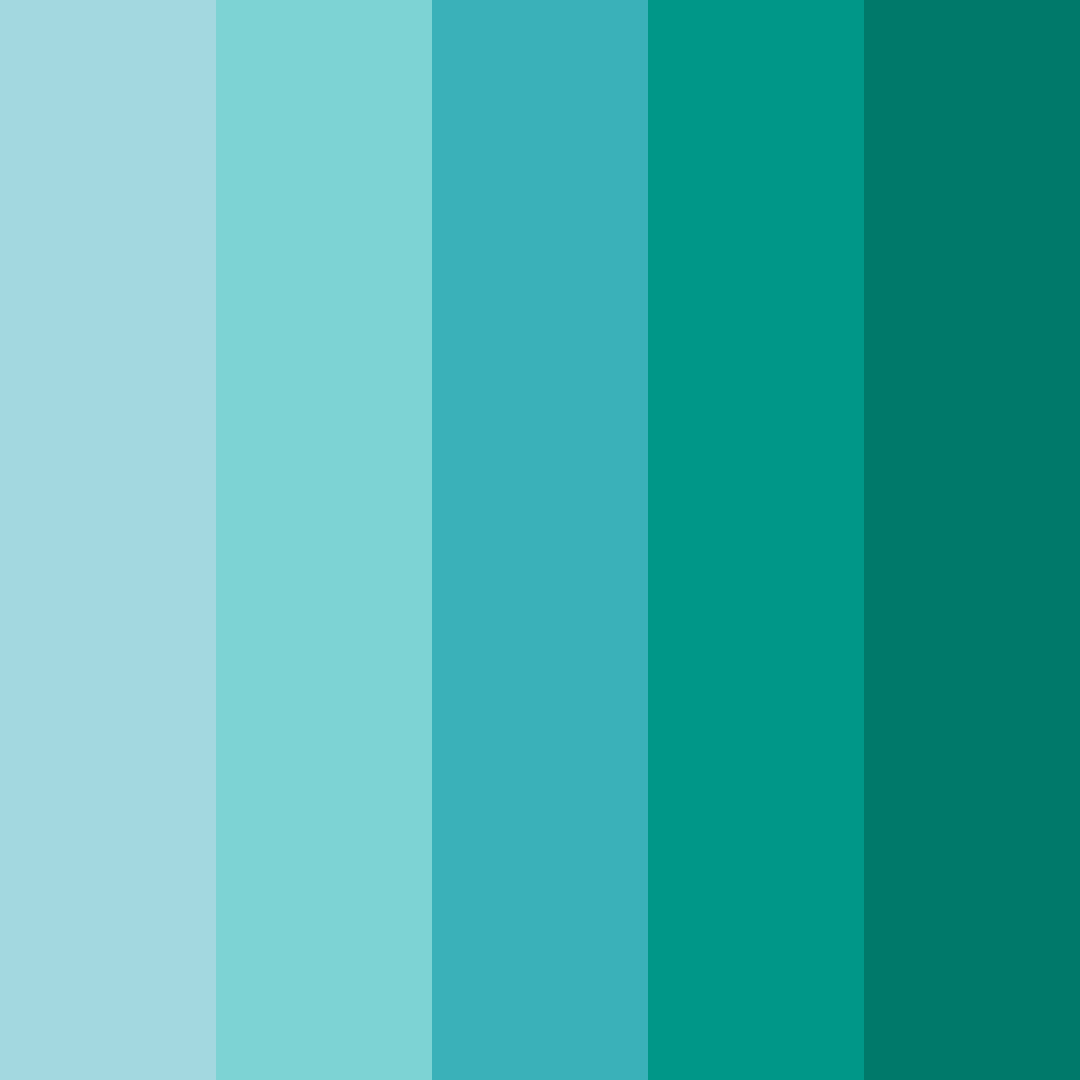 Download bright blue color palette PNG image (square)