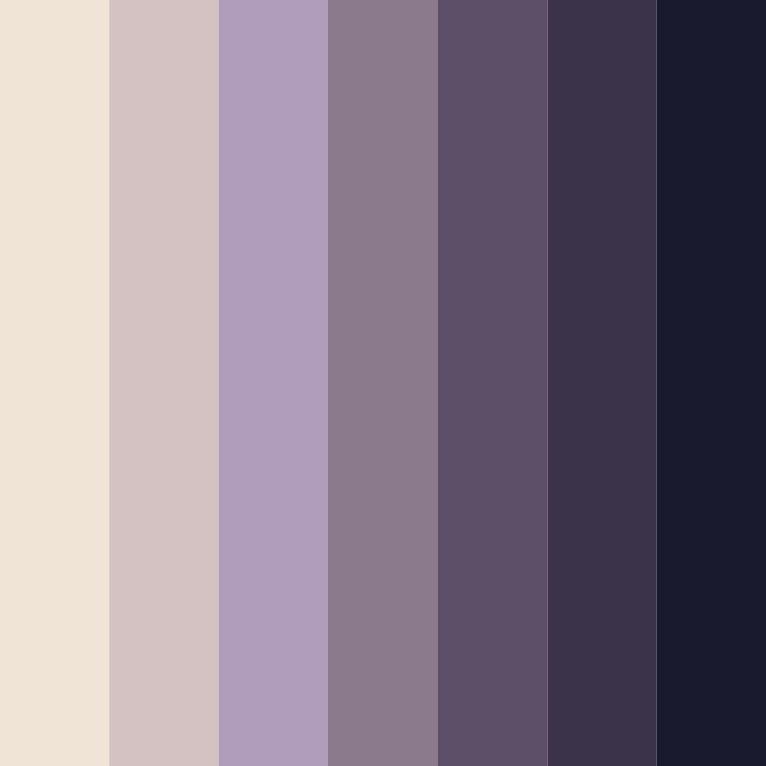 Download closet whispers color palette PNG image (square)