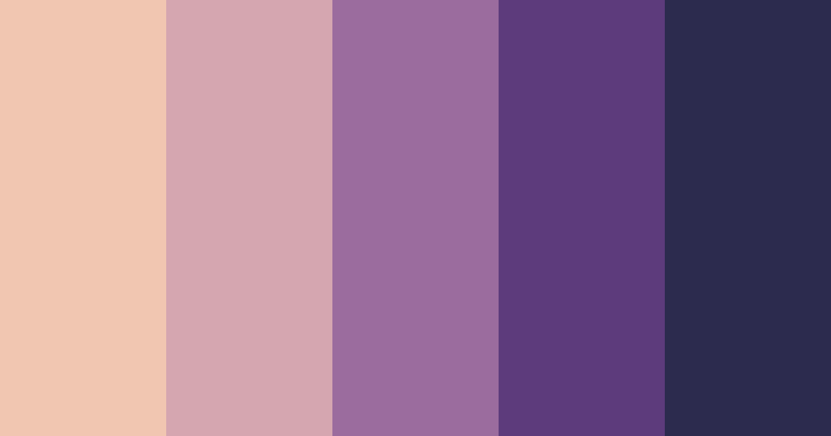 Download twilight elegance color palette PNG image (landscape)