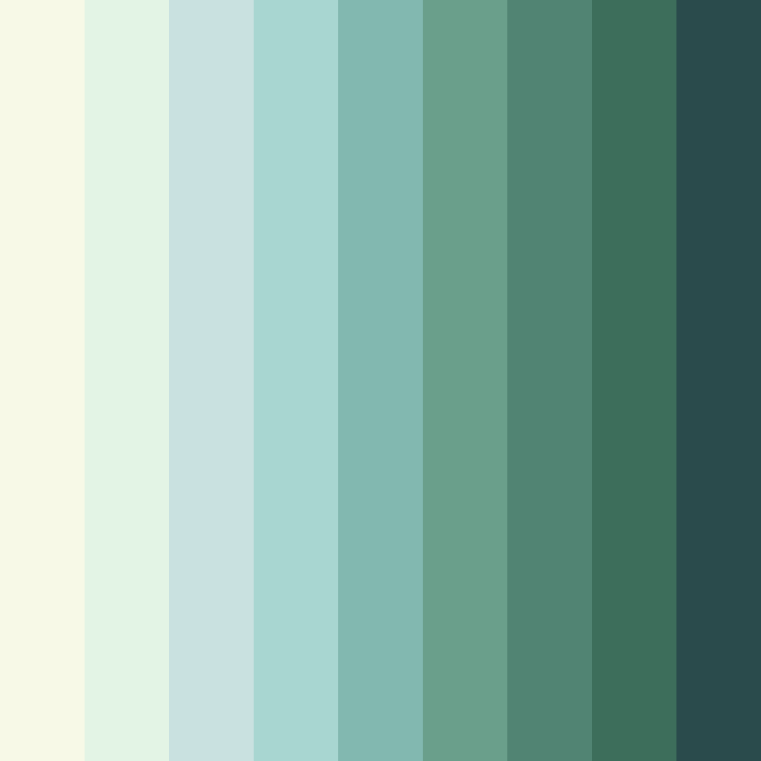 Download verdant elegance color palette PNG image (square)