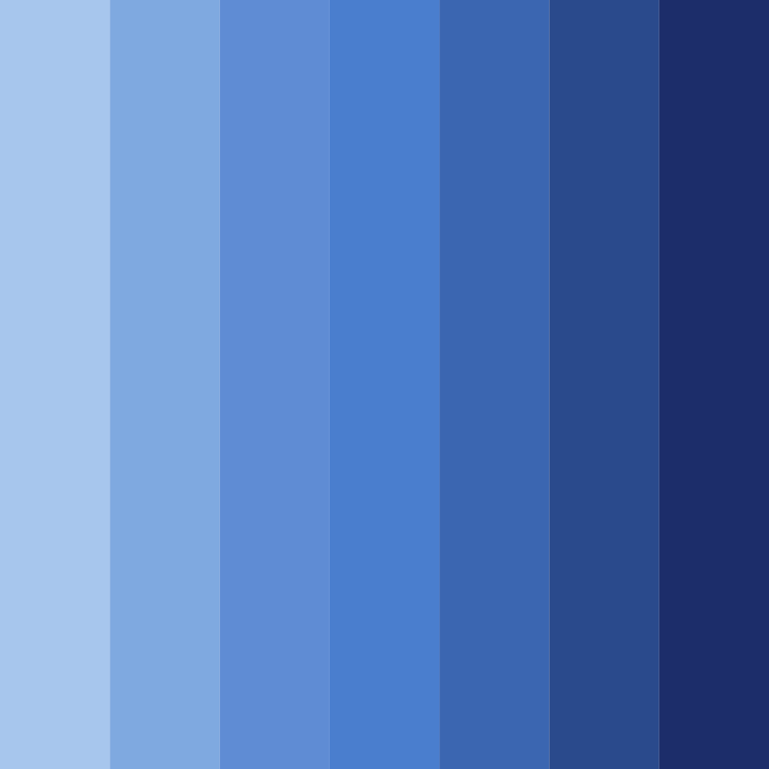 Download cornflower cascade color palette PNG image (square)