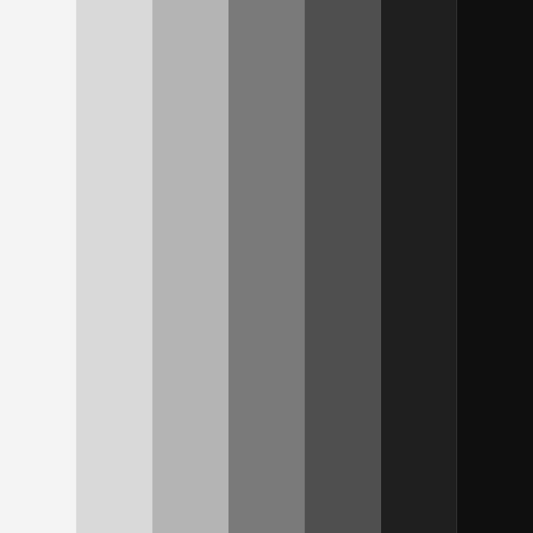 Download shades of the unseen color palette PNG image (square)