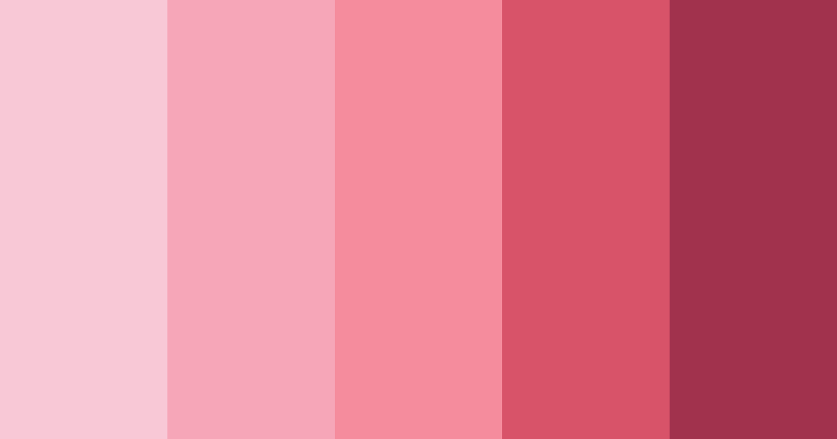 Download ruby rose garden color palette PNG image (landscape)