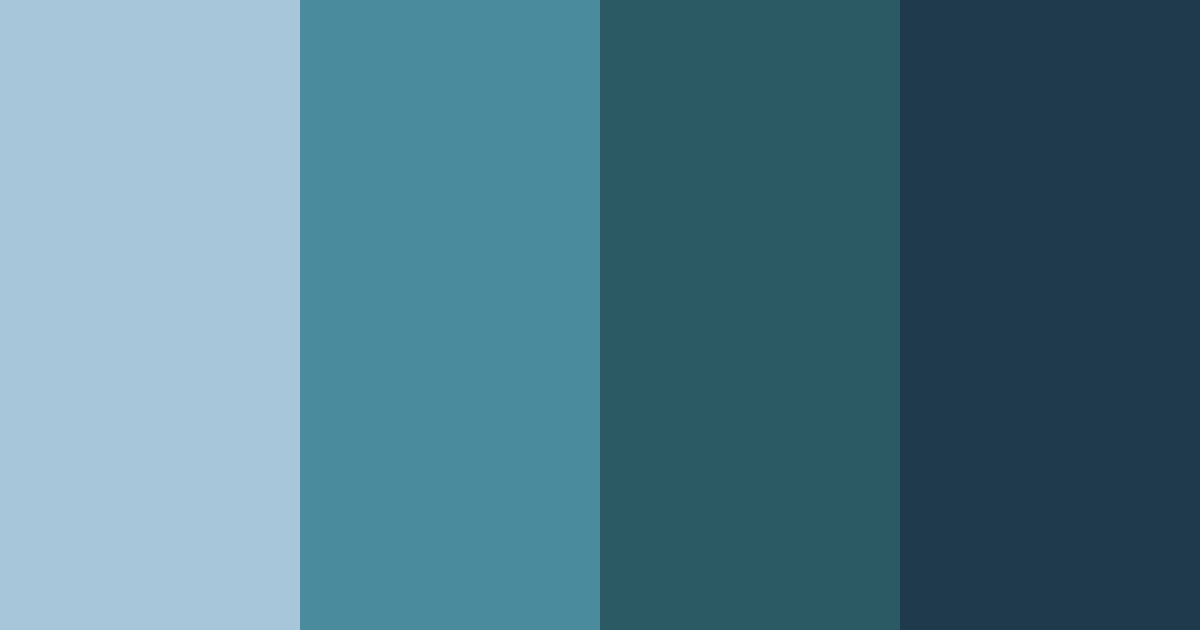 Download dark blue color palette PNG image (landscape)