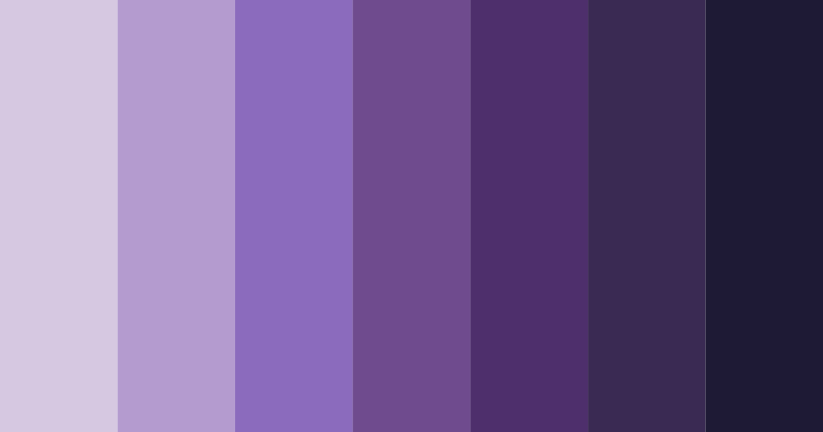 Download midnight enchantment color palette PNG image (landscape)