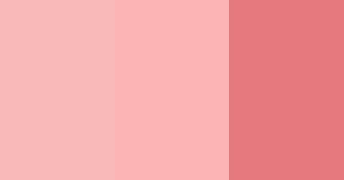 Download blushing blossoms color palette PNG image (landscape)