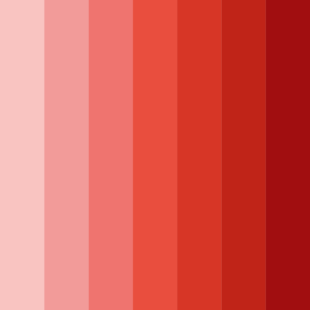 Download shades of red apple color palette PNG image (square)