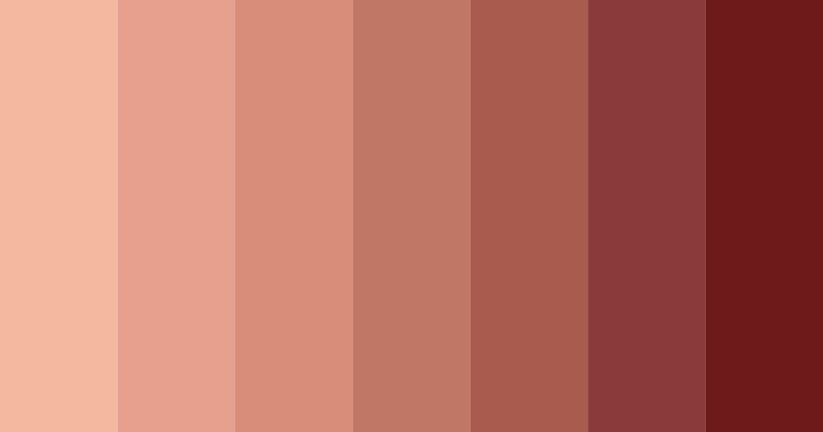 Download rustic rosewood color palette PNG image (landscape)