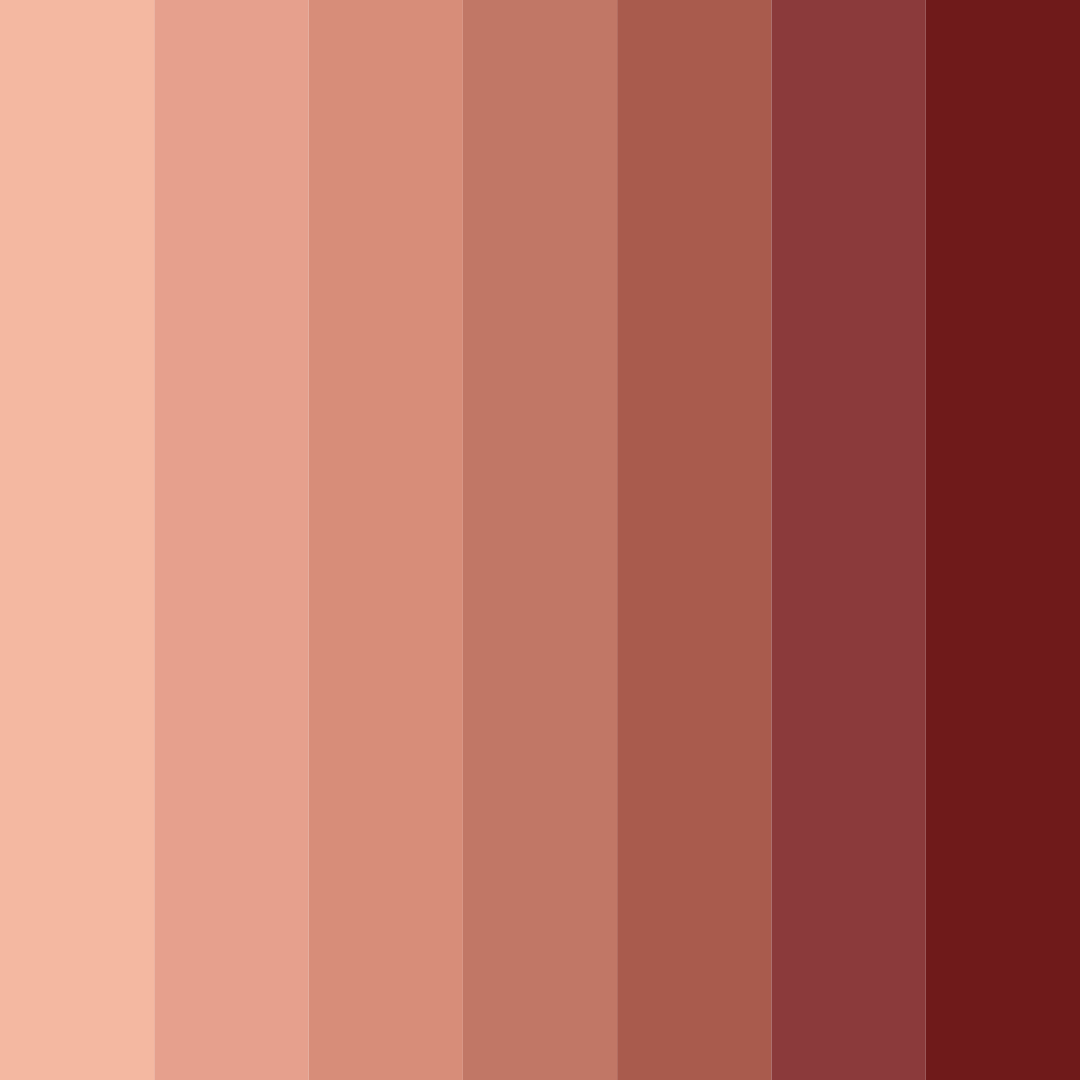 Download rustic rosewood color palette PNG image (square)