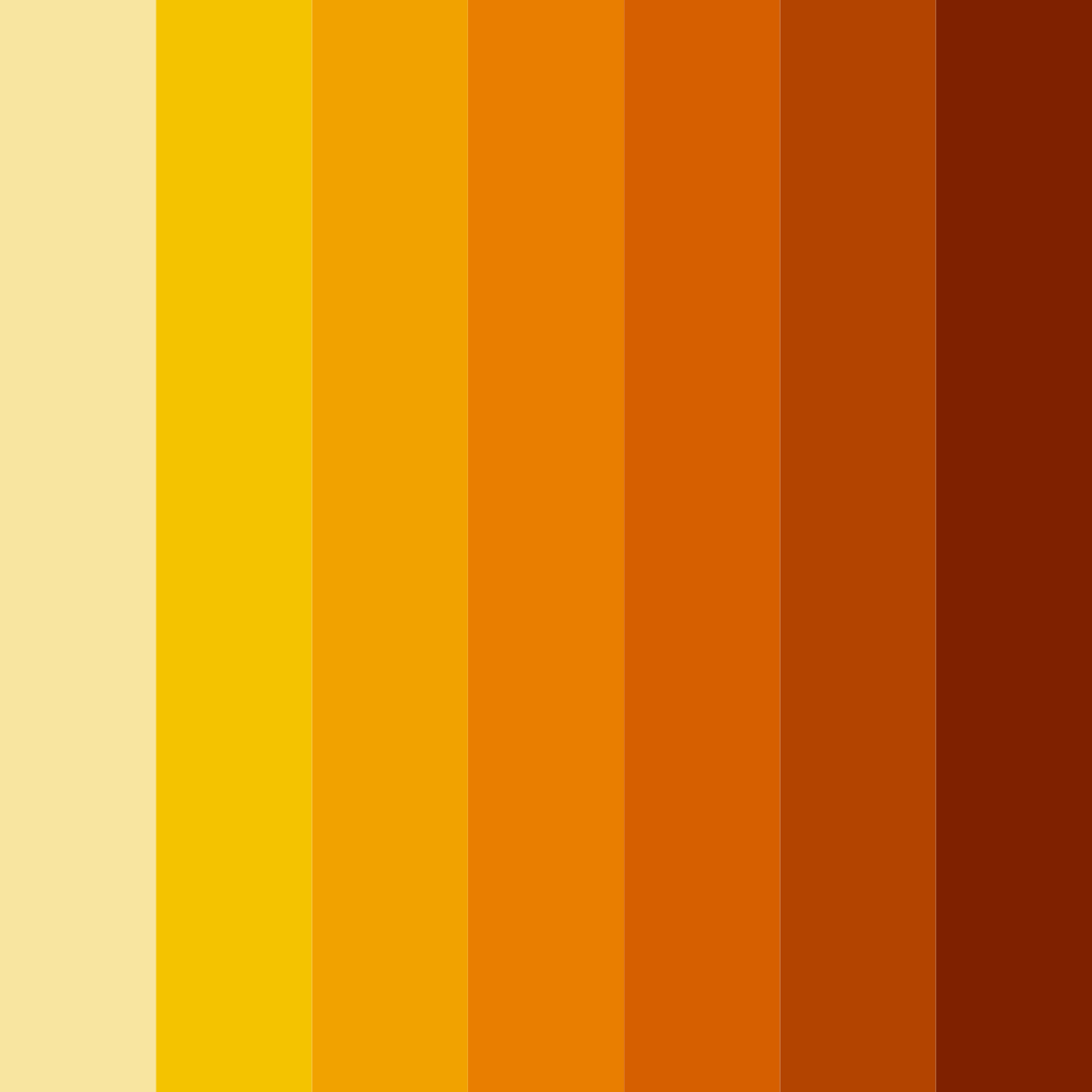 Download solar flare color palette PNG image (square)