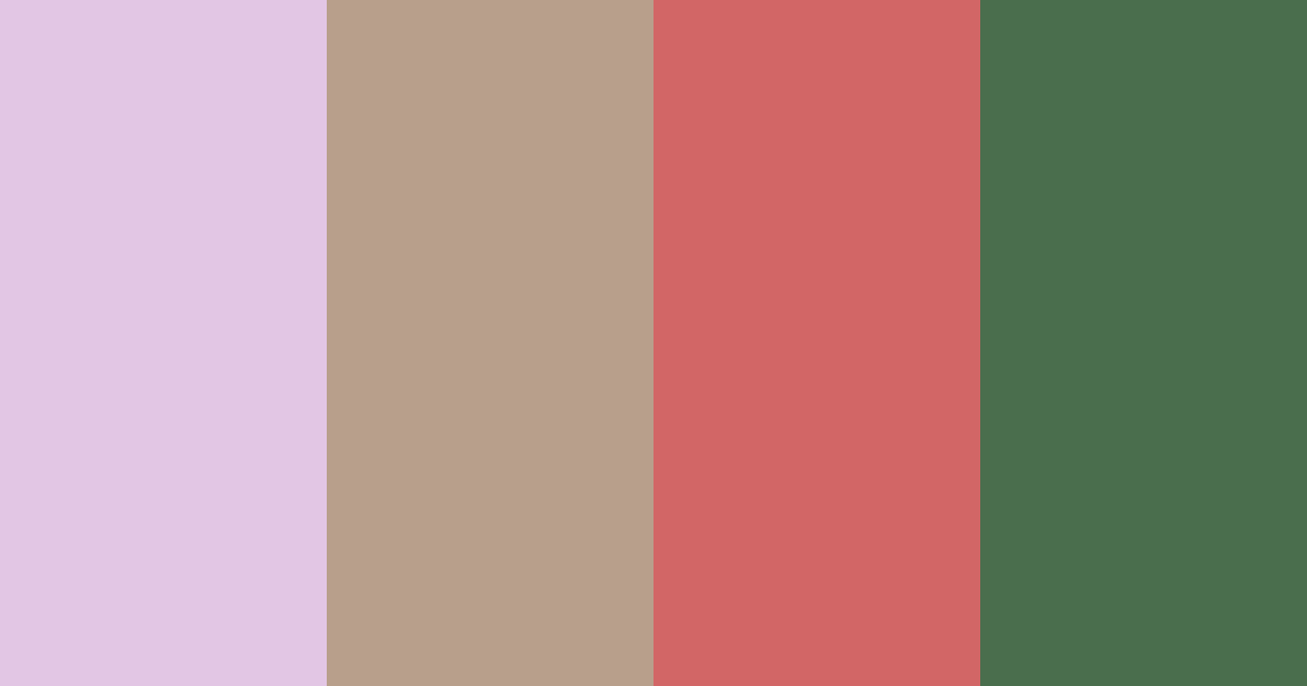 Download earthy tones color palette PNG image (landscape)