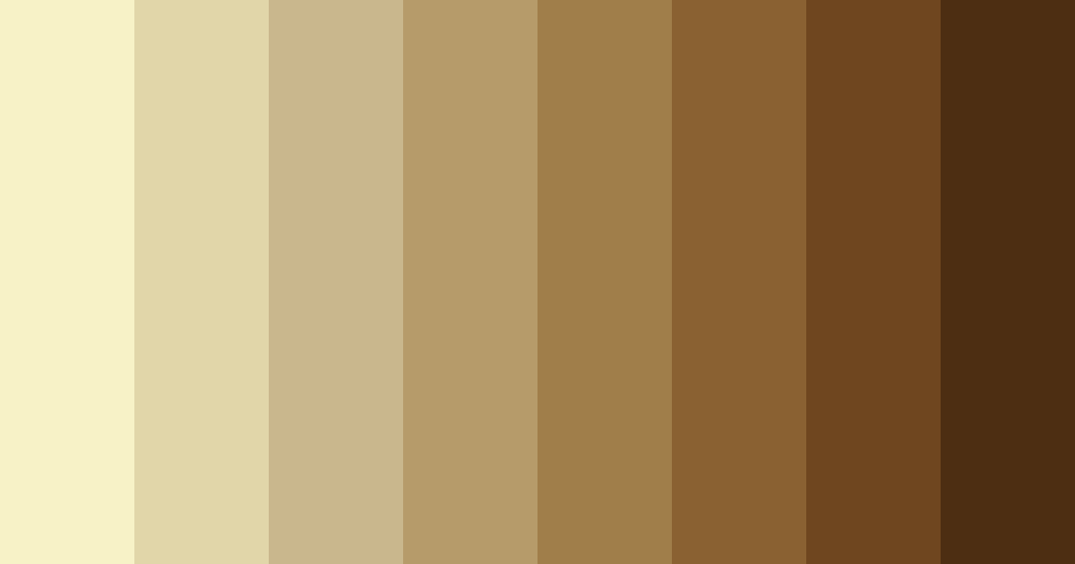 Download earthy brown color palette PNG image (landscape)