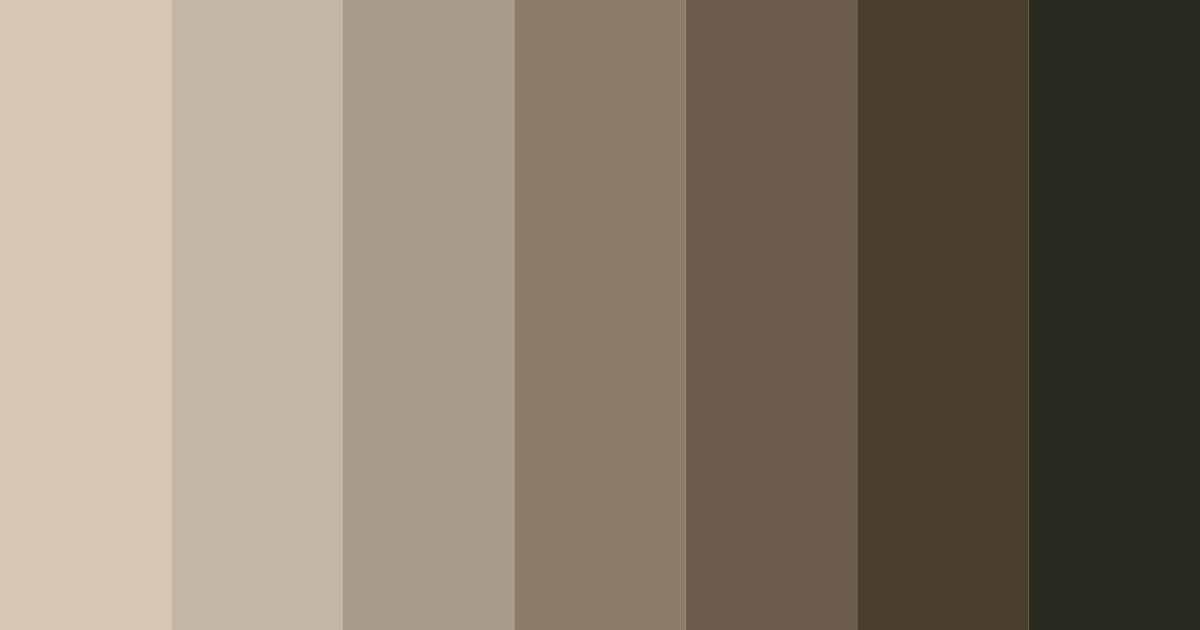 Download earthy sage color palette PNG image (landscape)