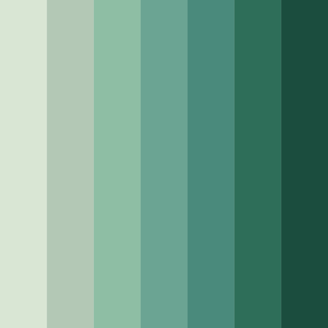 Download sage serenity color palette PNG image (square)