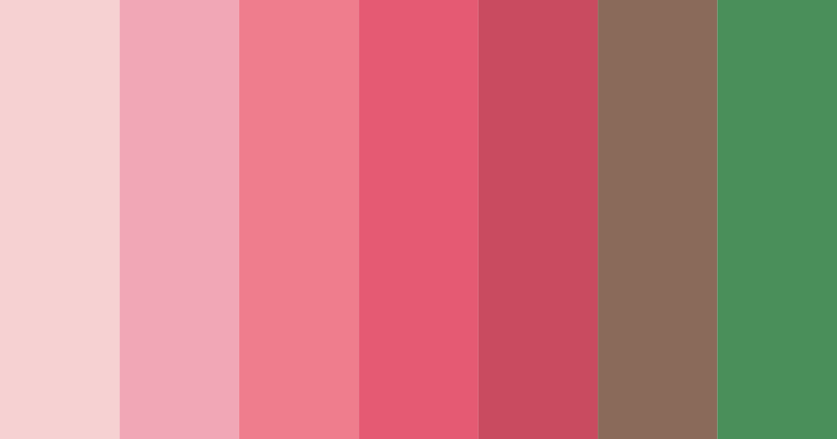 Download blushing grove color palette PNG image (landscape)