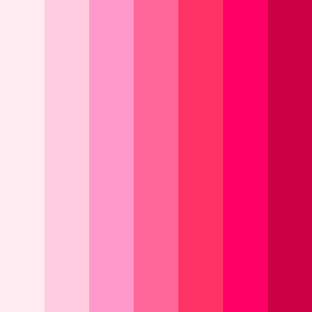 Download blushing bouquet color palette PNG image (square)