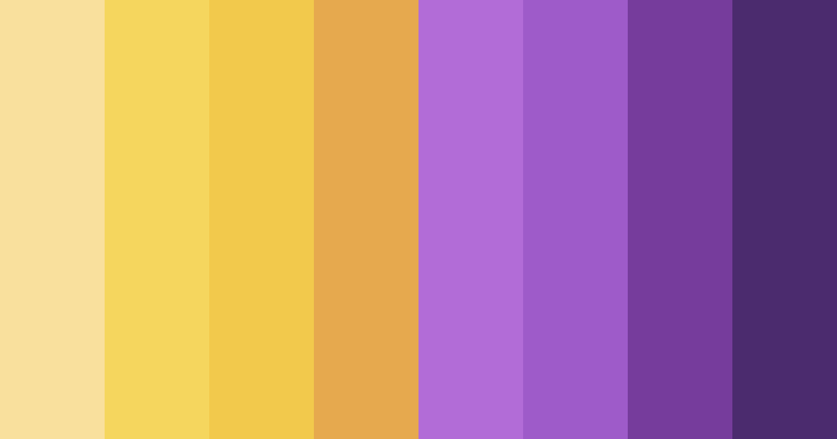 Download purple sunshine color palette PNG image (landscape)
