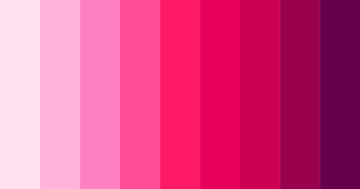 Download blushing boudoir color palette PNG image (landscape)