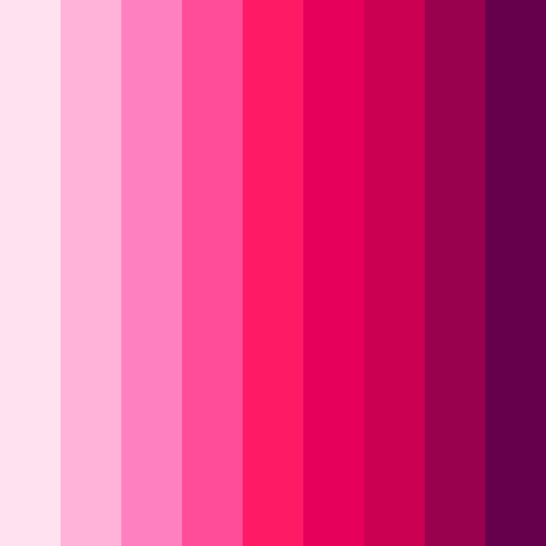 Download blushing boudoir color palette PNG image (square)