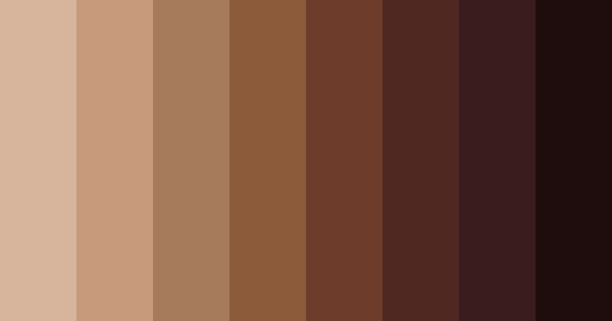 Download velvet espresso color palette PNG image (landscape)