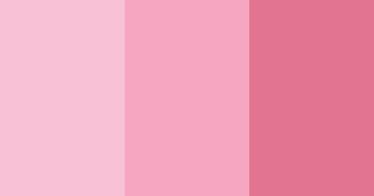Download pink pastel color palette PNG image (landscape)