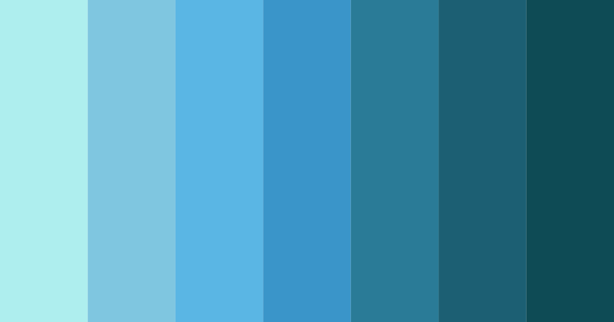 Download ocean breeze serenade color palette PNG image (landscape)