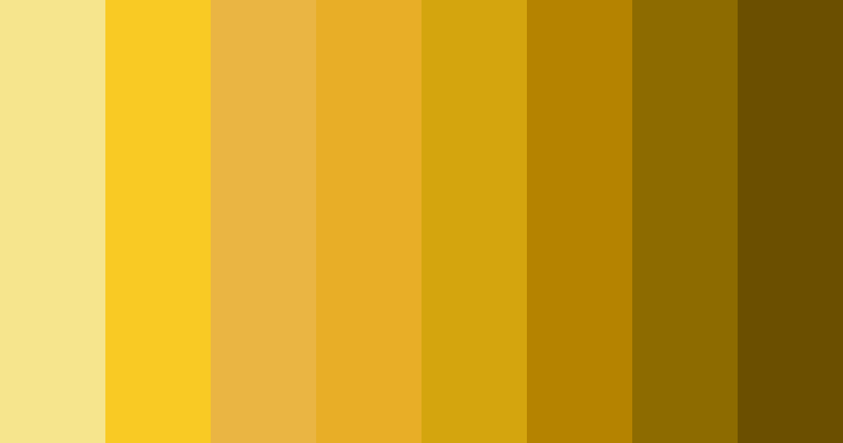 Download golden bloom cascade color palette PNG image (landscape)