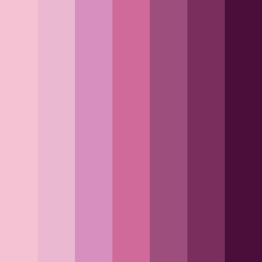 Download warm raspberry color palette PNG image (square)