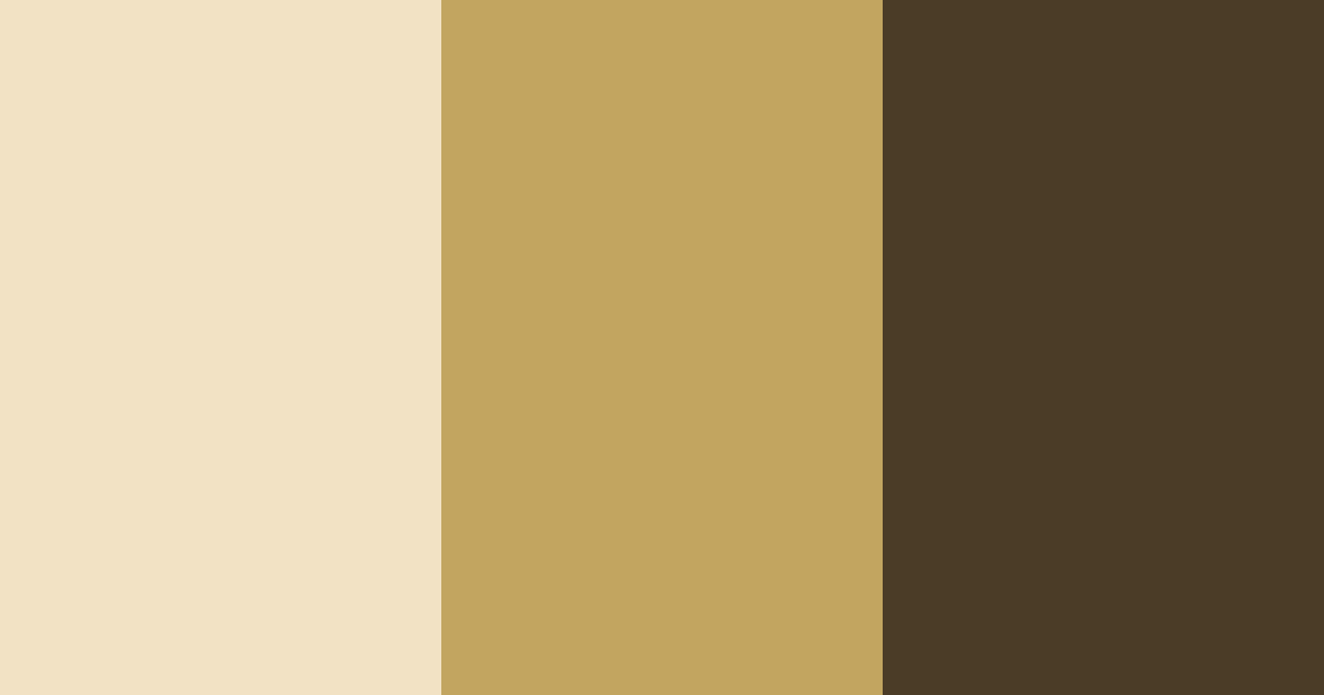 Download dark cream color palette PNG image (landscape)