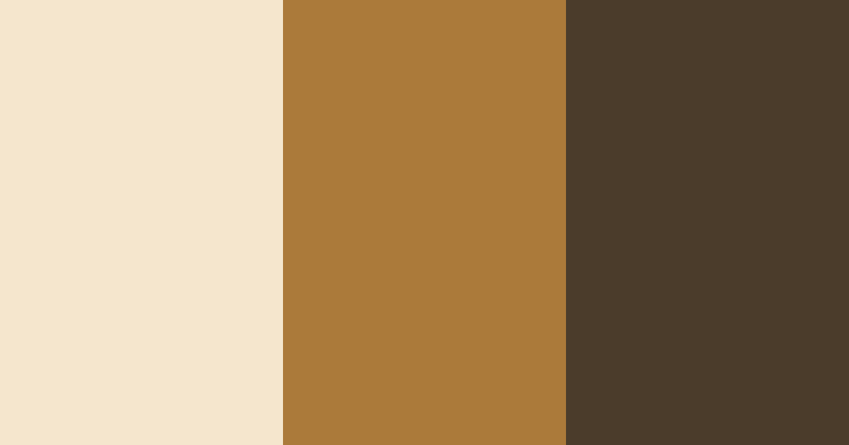 Download dark cream color palette PNG image (landscape)