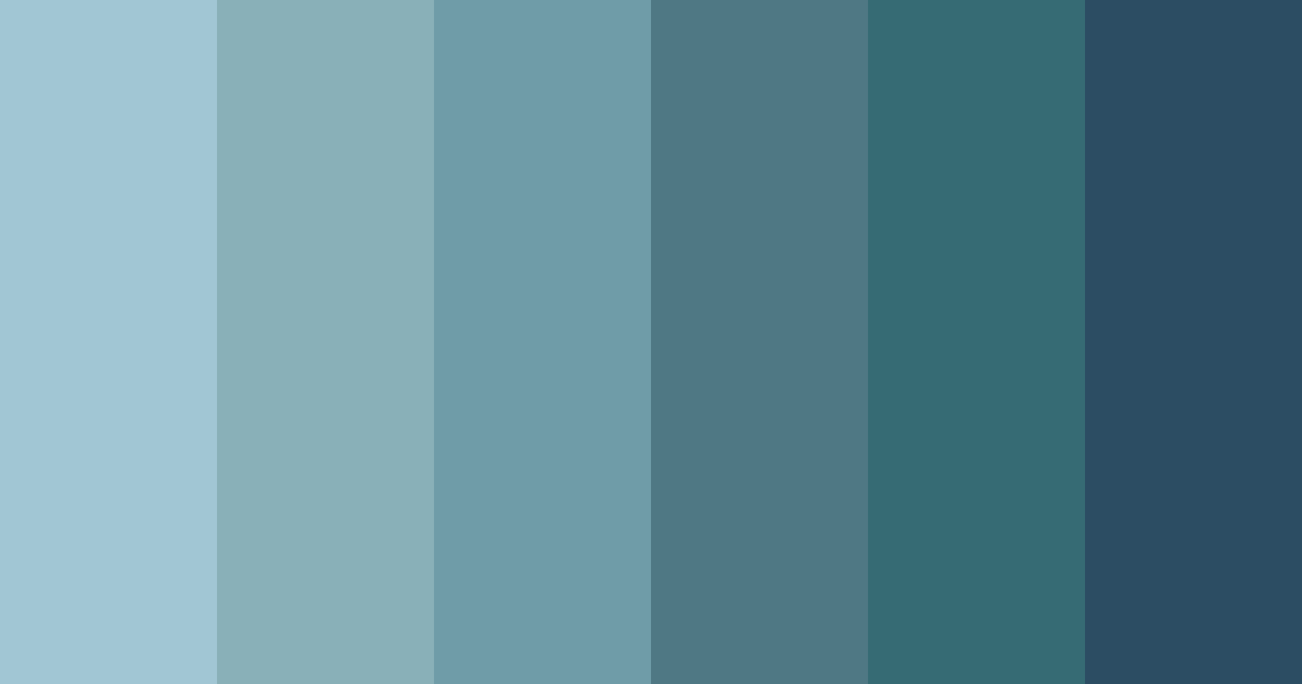 Download oceanic serenity color palette PNG image (landscape)