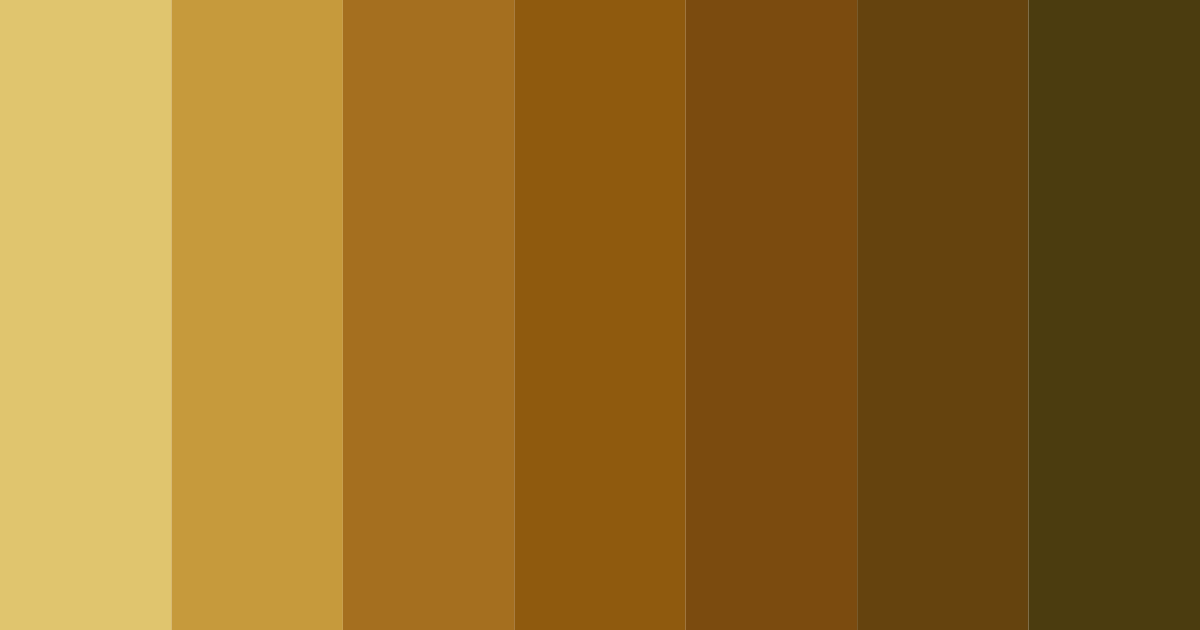 Download gilded ember color palette PNG image (landscape)