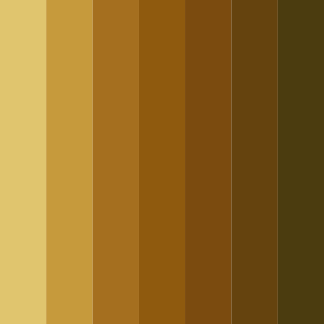 Download gilded ember color palette PNG image (square)