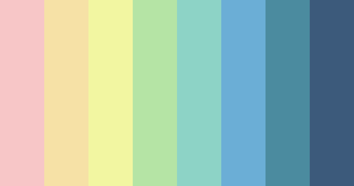 Download whimsical harmony color palette PNG image (landscape)