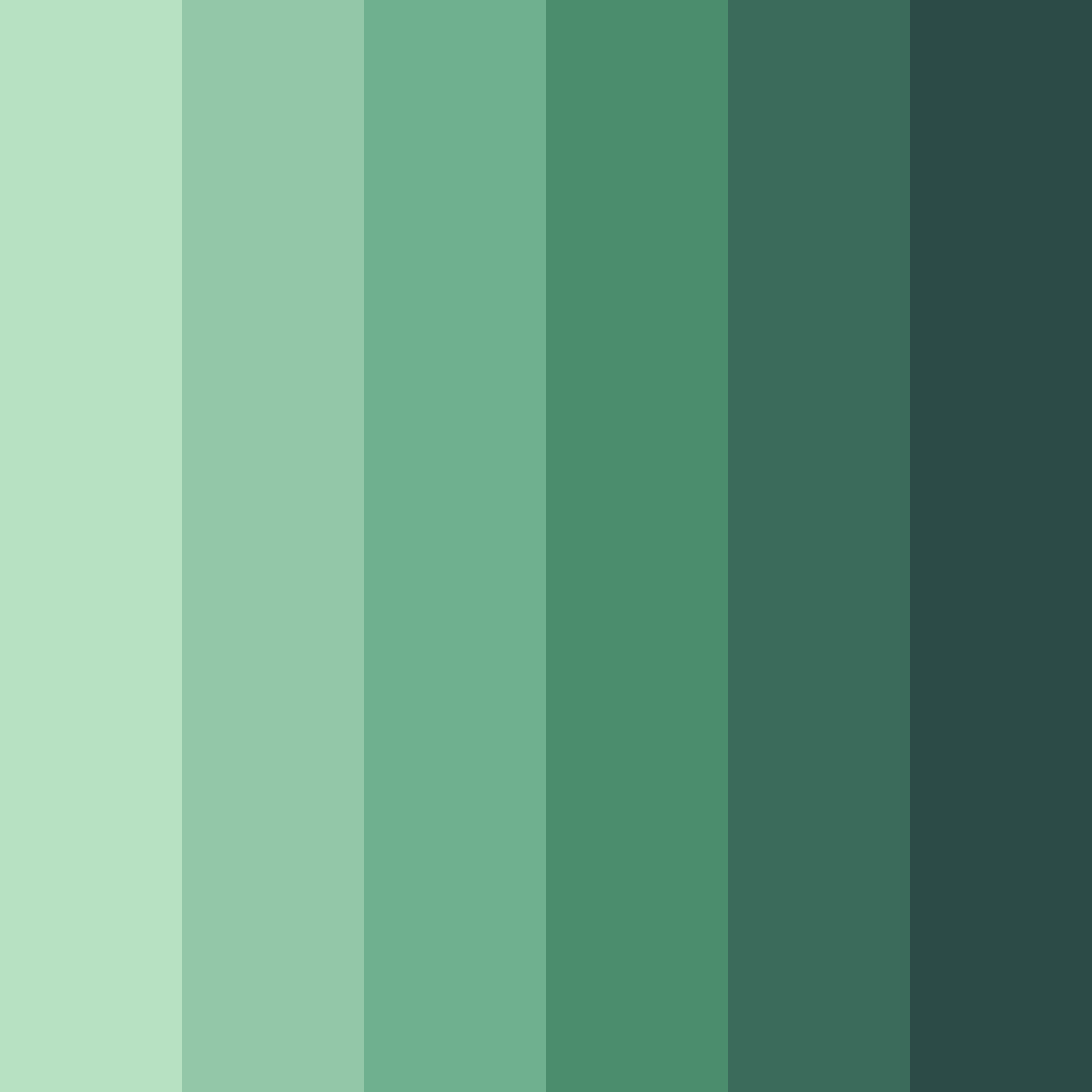 Download hunter green serenity color palette PNG image (square)