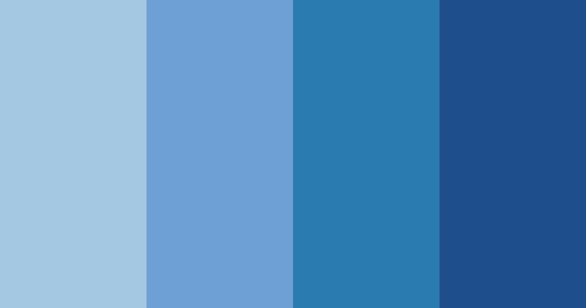 Download shades of cobalt color palette PNG image (landscape)