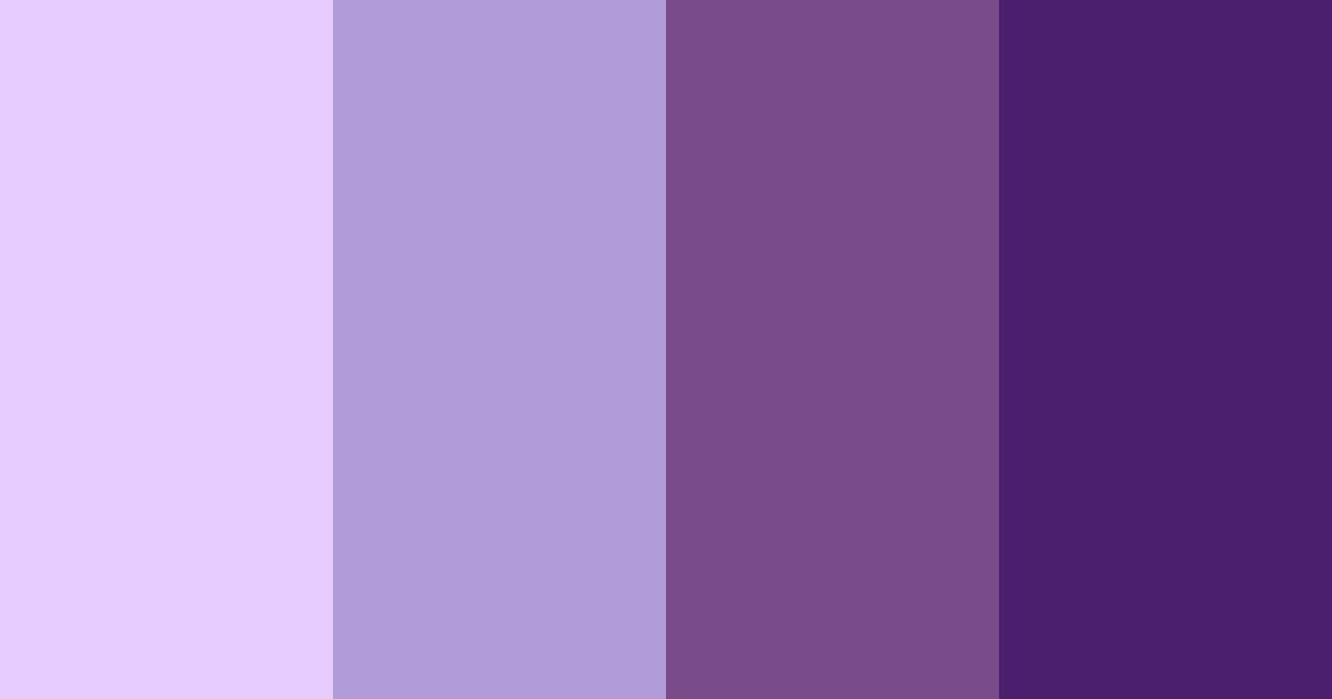 Download lavender dreams color palette PNG image (landscape)