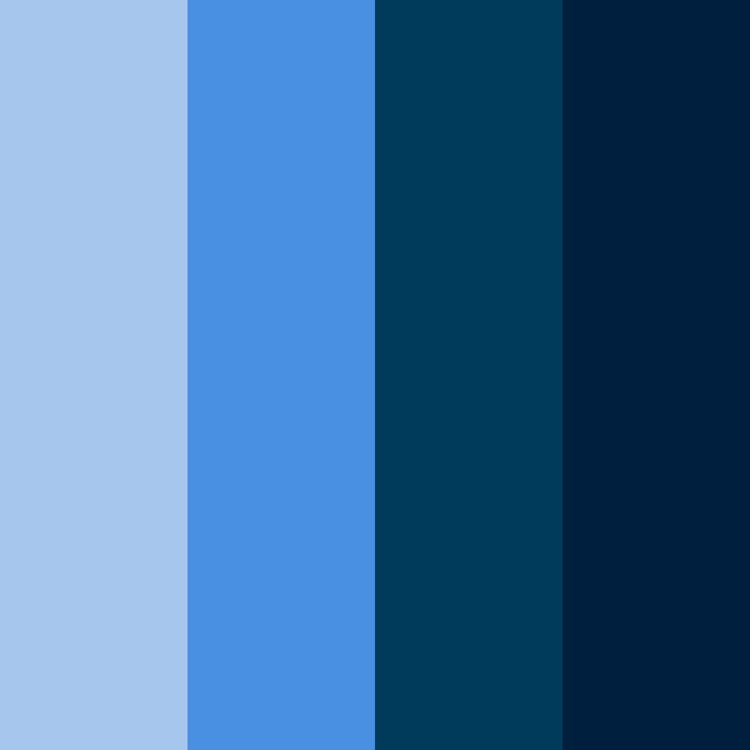 Download royal blue elegance color palette PNG image (square)